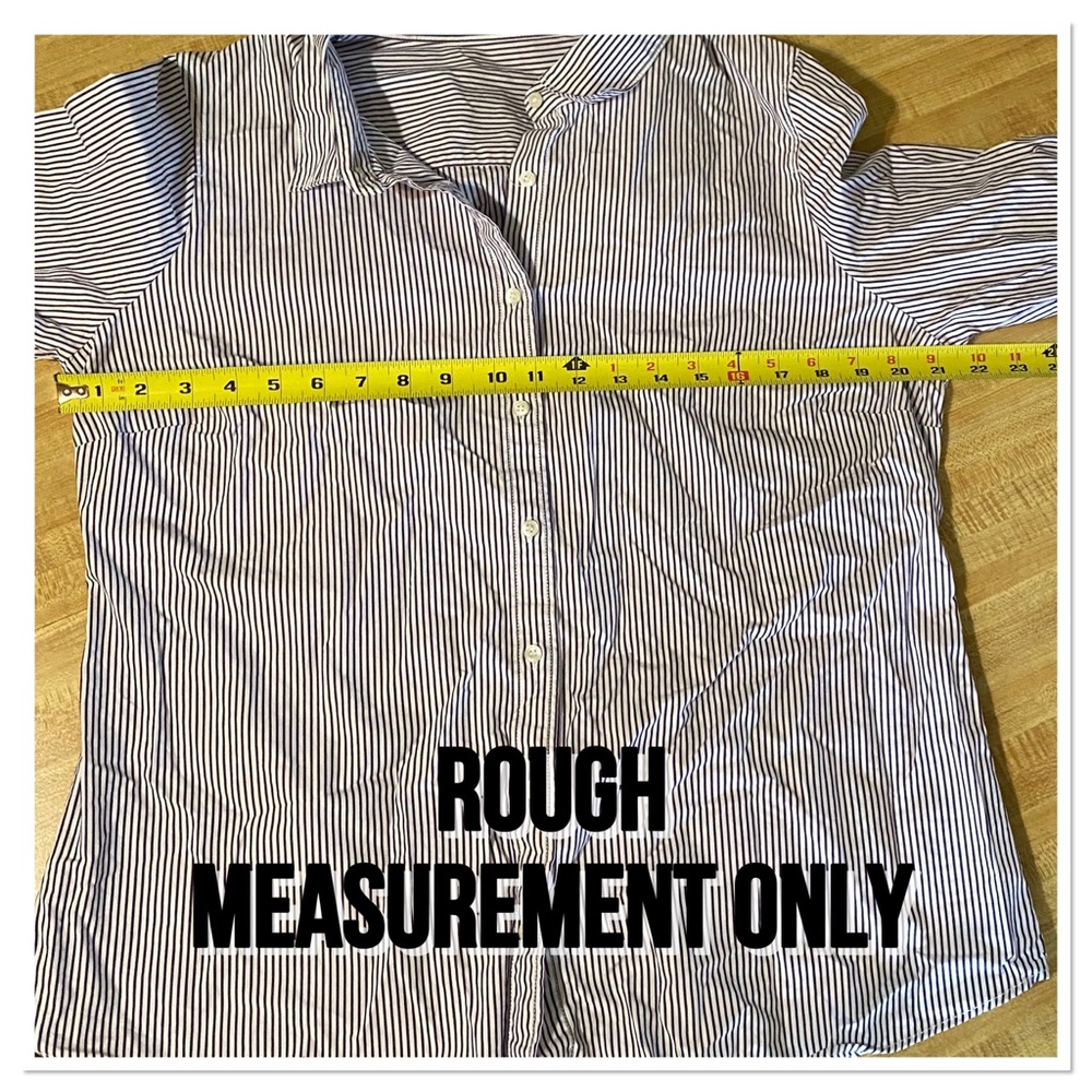 Like New J.Crew striped button down dress shirt XL - Picture 8 of 8